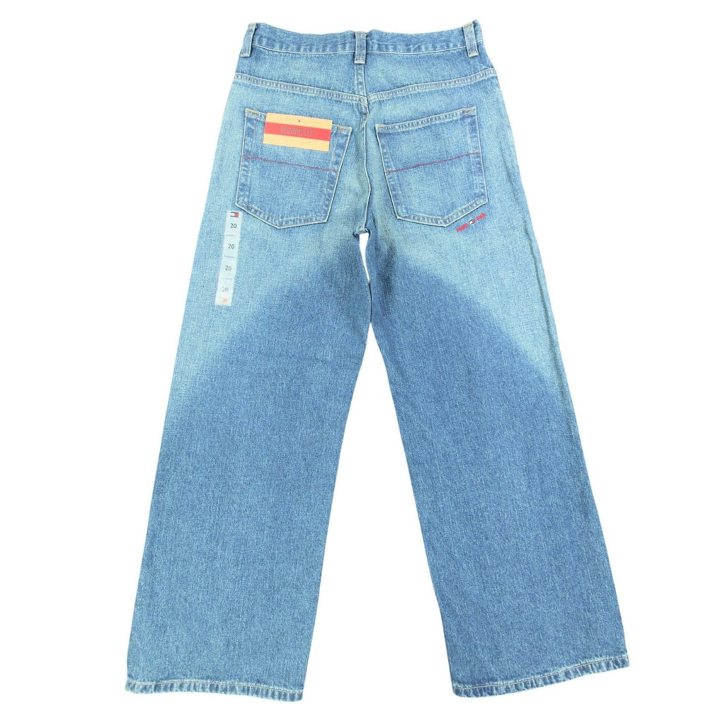 Tommy Hilfiger Y2K Slouch Fit Jeans Boy 20 Blue Cotton NWT Deadstock - take2supply