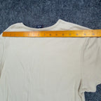 U.S. Polo Assn. Vintage Style Tee Women Medium Beige Cotton Logo Shirt New - take2supply