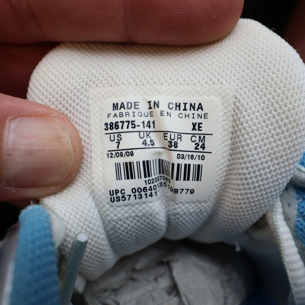 Nike Air Alaris+ 3 MSL Women 7 Running Shoes 2010 White Silver Blue 386775-141 - take2supply