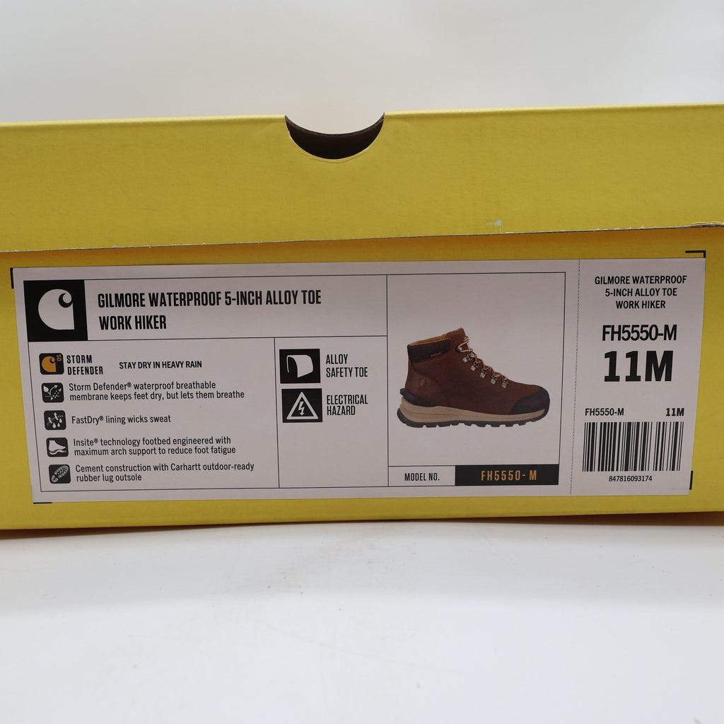 Carhartt Modern Gilmore Work Boots Mens 11 M Leather Alloy Toe Waterproof NWT - take2supply
