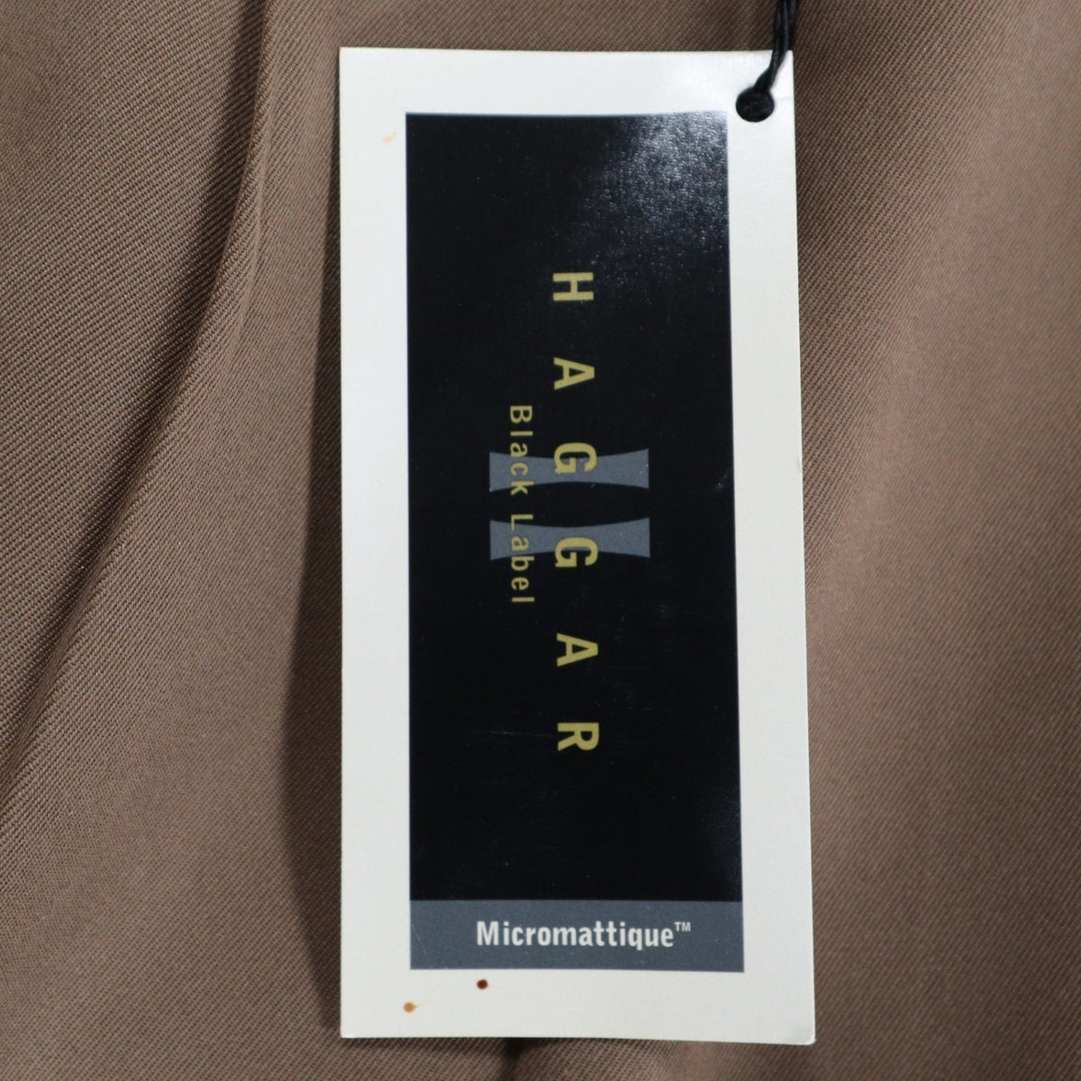 Haggar Black Label Pants Mens 33x30 Vintage 90s Khaki Micromattique Pleated NWT - take2supply