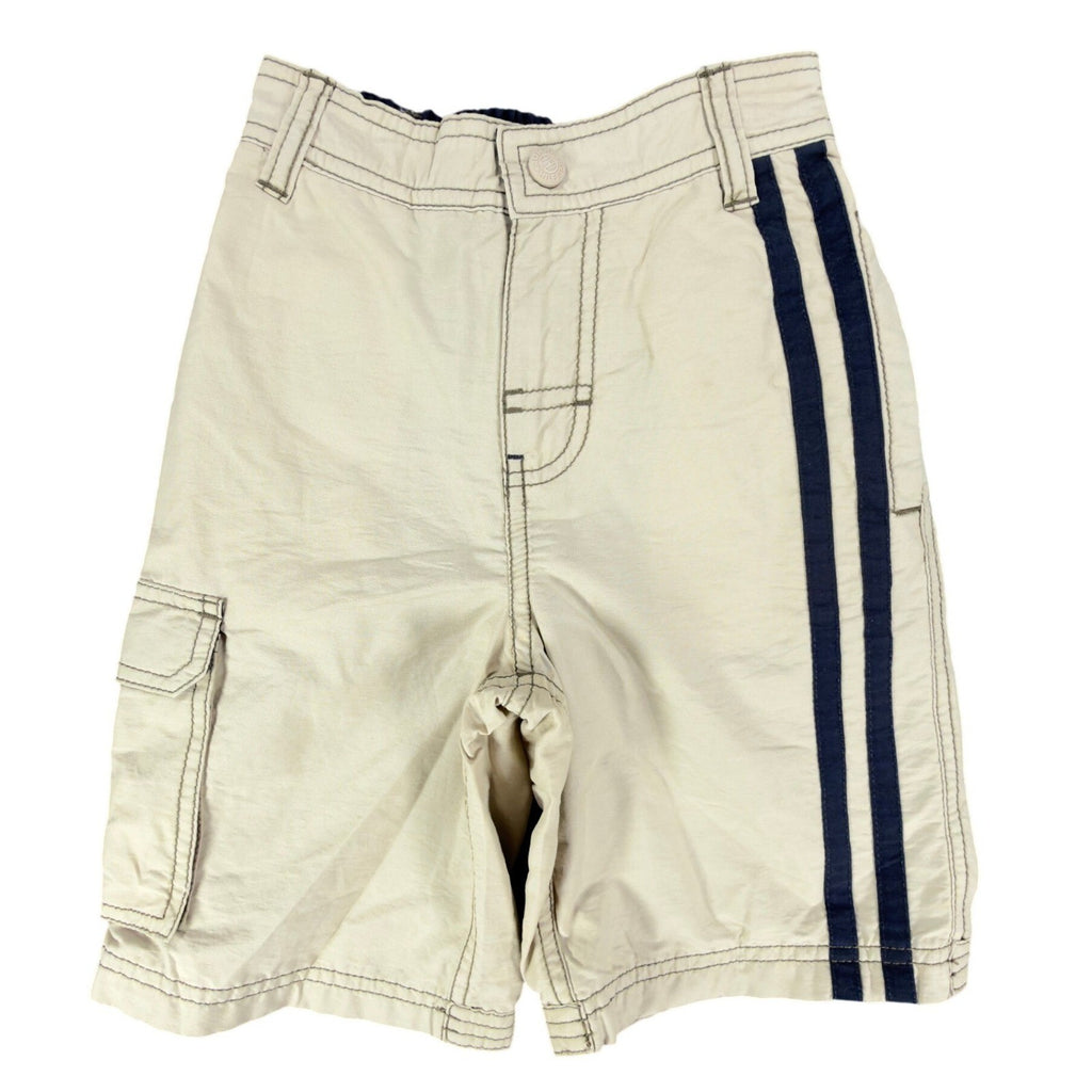 Tommy Hilfiger Y2K Cargo Shorts Boys 4 Tan Cotton Nylon NWT - take2supply