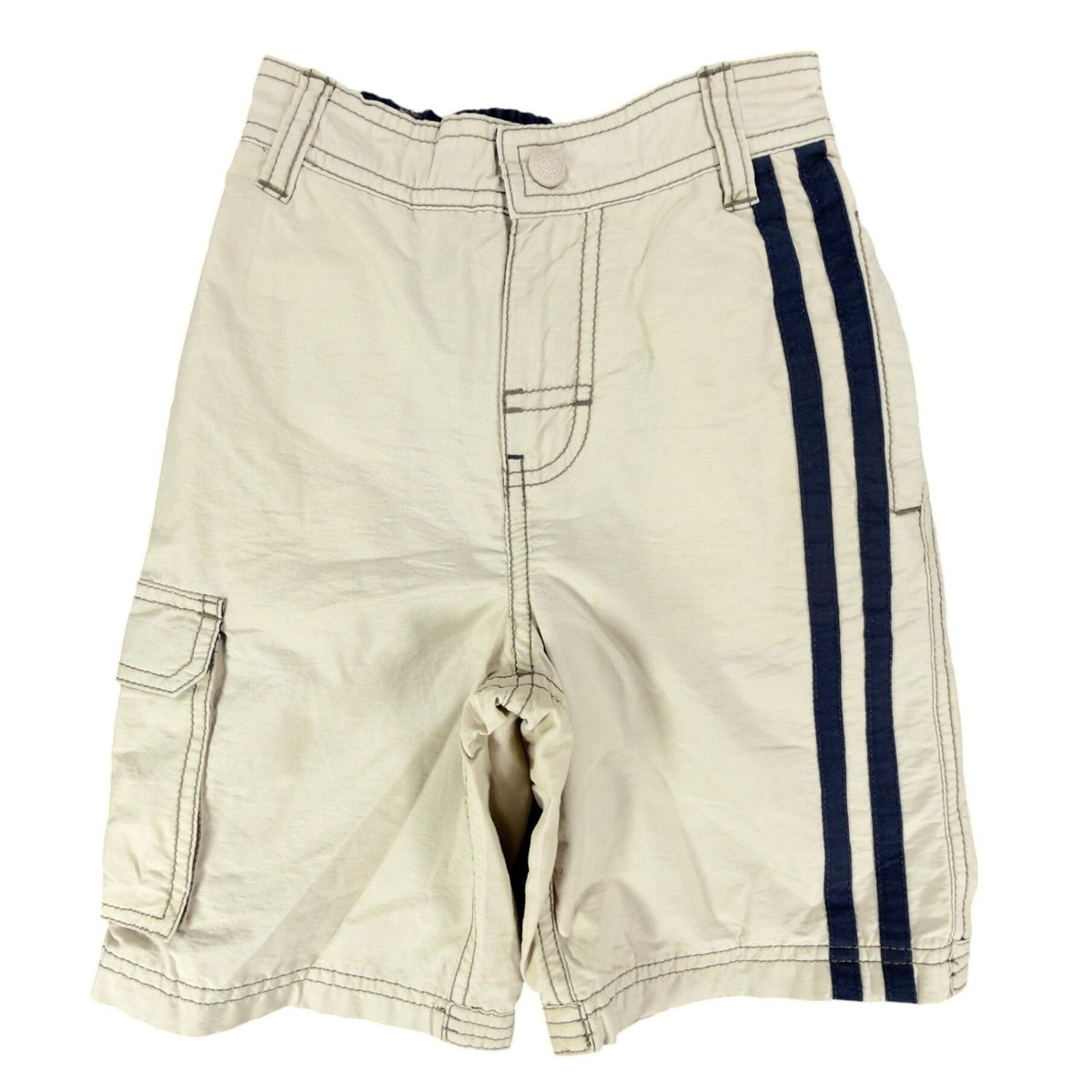 Tommy Hilfiger Y2K Cargo Shorts Boys 4 Tan Cotton Nylon NWT - take2supply