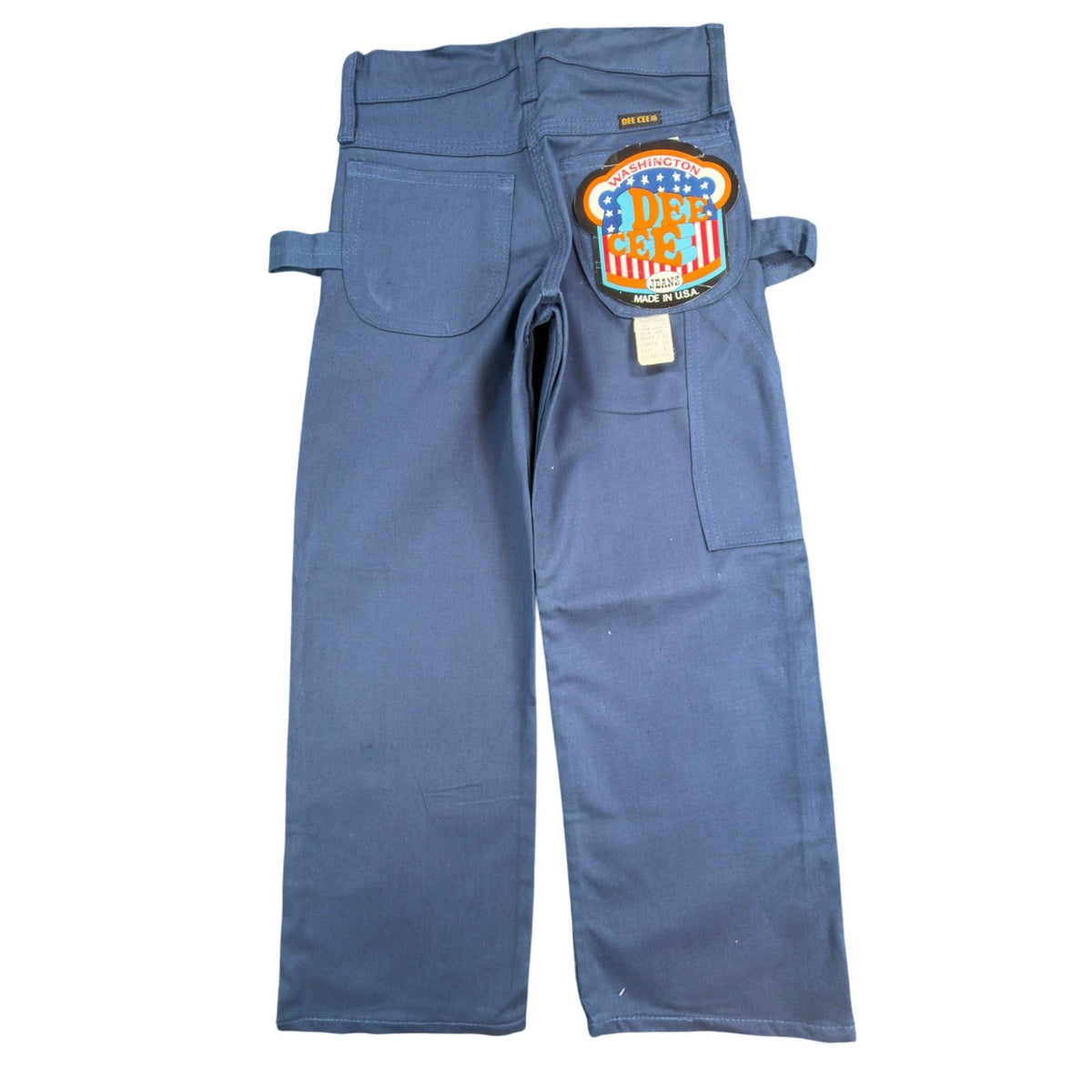 Dee Cee Vintage 70s Painter Pants Boys 8 Slim Blue USA Made NOS NWT 22x22 - take2supply
