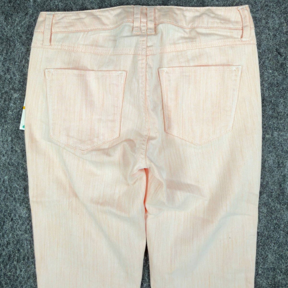 Chord Skinny Jeans Juniors 3 Peach Orange Denim NWT CH4070WDD Low Rise Stretch - take2supply