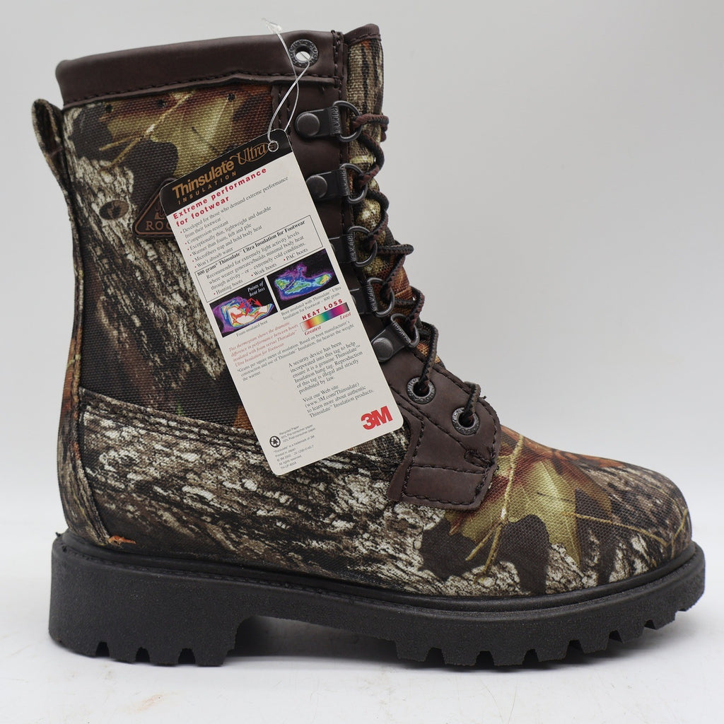 Rocky BearClaw Hunting Boots Youth 1W Camo Waterproof 800g Thinsulate FQ0003510 - take2supply