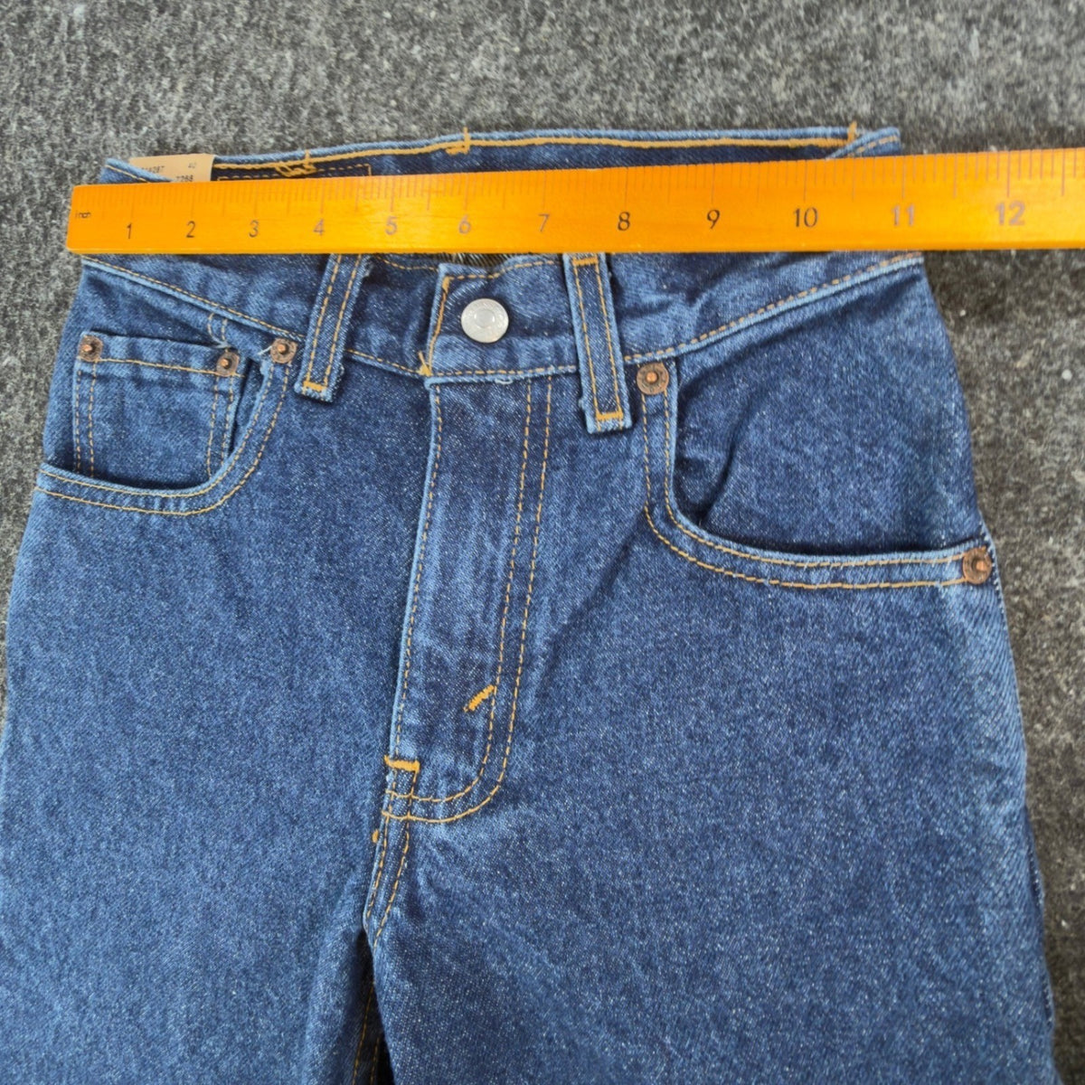 Levi's 505 Jeans Boys 11 Slim Blue Cotton Straight Vintage Y2K Deadstock - take2supply
