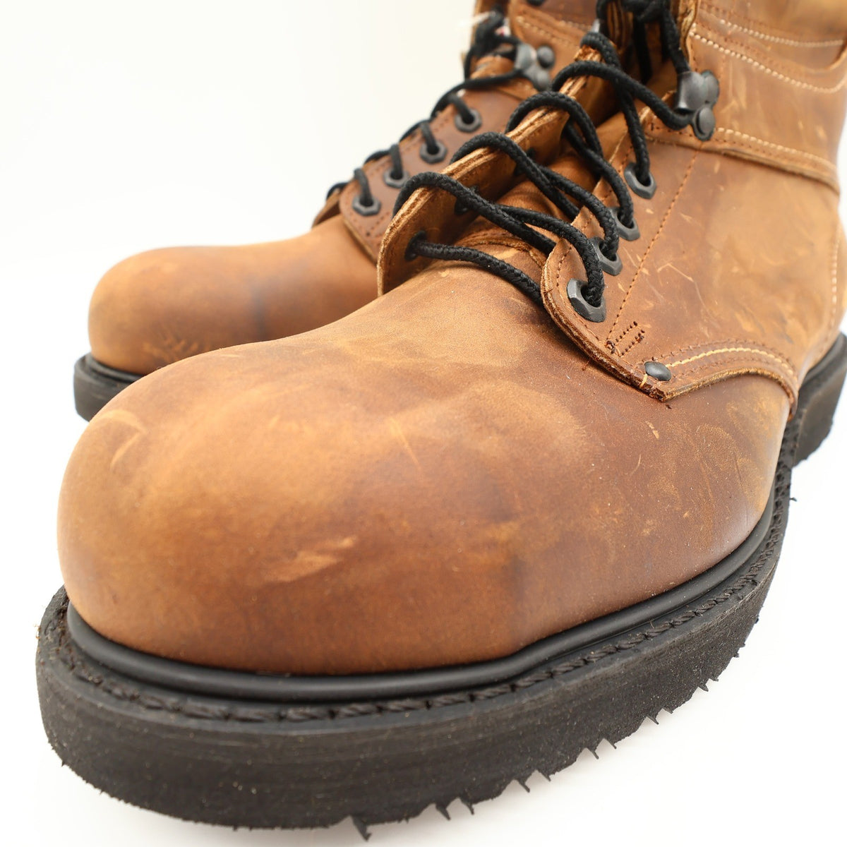 Carolina Steel Toe Work Boots Mens 11.5 D Brown Leather USA Made New NWT 139 - take2supply