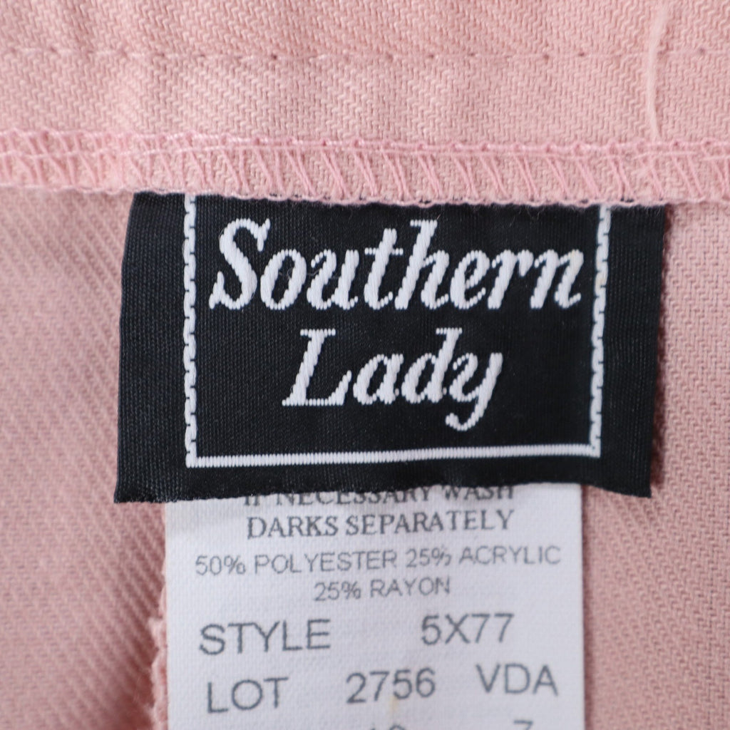 Southern Lady Womens Size 10 Pink Pleated Dress Pants NWT Made in USA 5X77 - take2supply