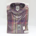 London Fog Plaid Button Down Shirt Mens XL Vintage 90s Purple Cotton Blend NIP - take2supply