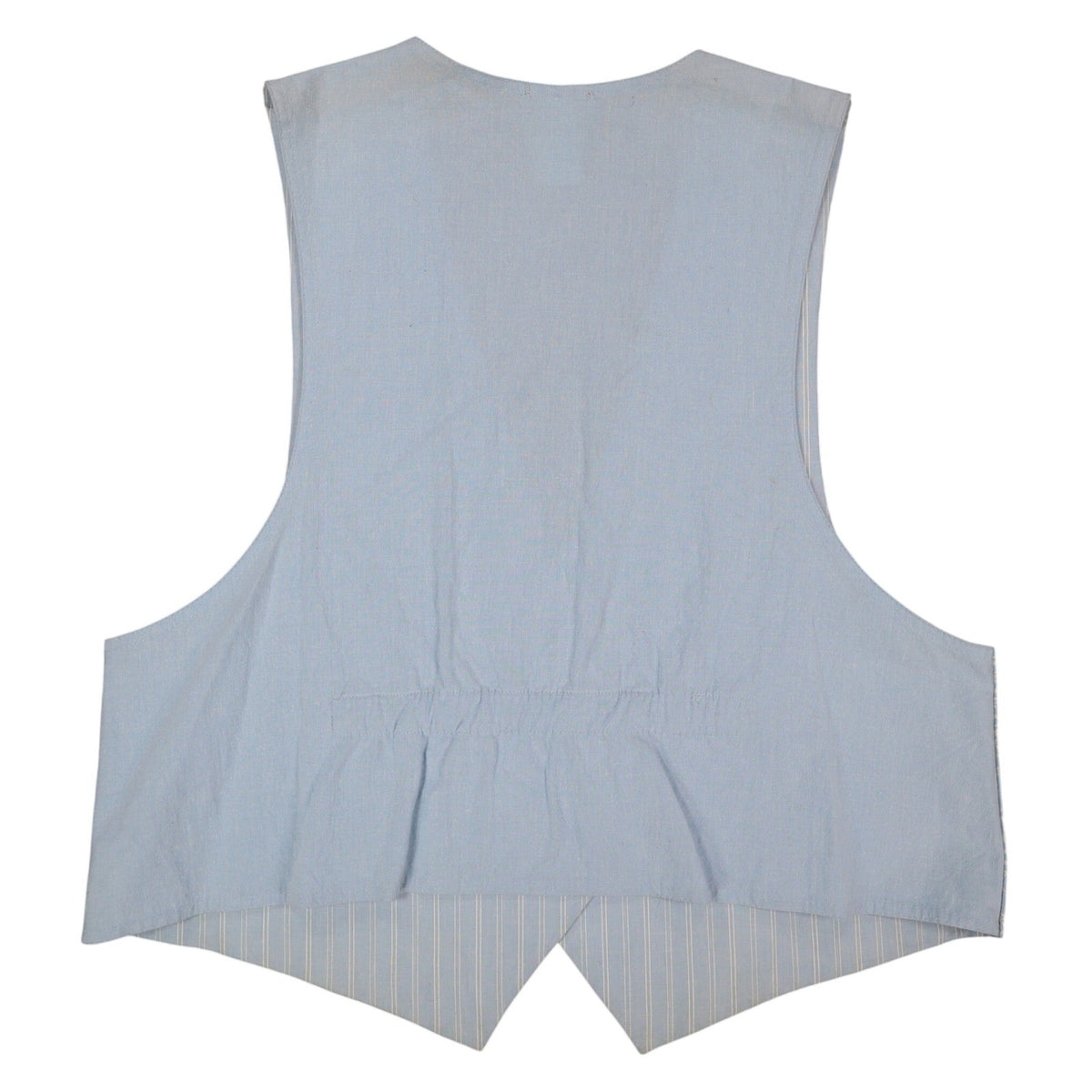 D.K. Gold Vest Womens 1X Vintage 90s Blue Floral Reversible Cotton Blend NWT - take2supply