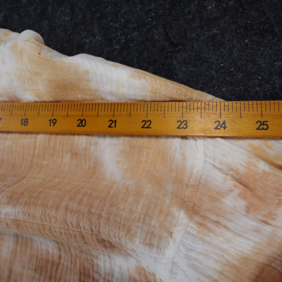 Hem & Thread Womens L Tan Cream Tie Dye Cotton Gauze Snap Bomber Jacket NWT - take2supply