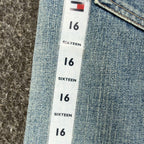Tommy Hilfiger Y2K Slouch Fit Jeans Boy 16 Blue Cotton Deadstock NWT - take2supply