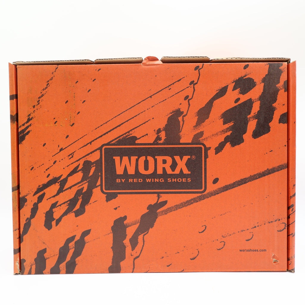 Worx 5606 Steel Toe Work Boots Mens 8.5 Brown Leather Waterproof NWT - take2supply