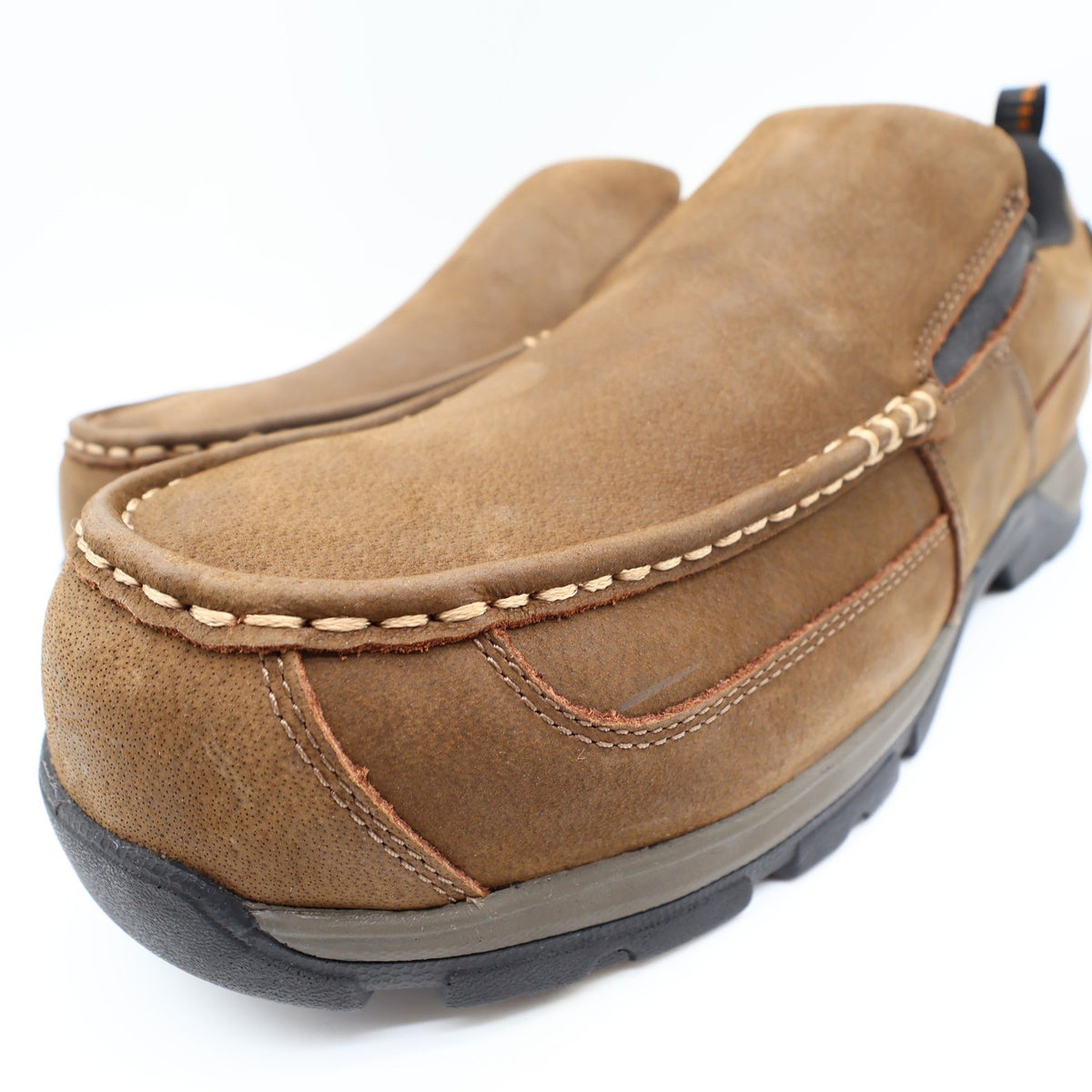 Ariat Work Edge LTE Slip-On Work Shoes Men 12 EE Wide Comp Toe Brown NWT - take2supply