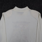 Donnkenny Classics Polo Shirt Womens M Vintage 90s White Embroidered Cat NWT - take2supply