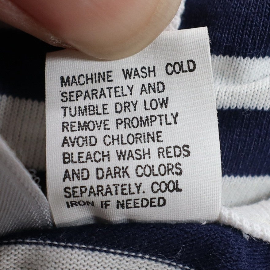 Palmetto's Striped Tank Top Womens Medium Vintage Deadstock Navy White A1992227 - take2supply