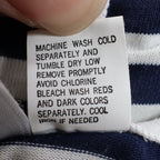 Palmetto's Striped Tank Top Womens Medium Vintage Deadstock Navy White A1992227 - take2supply