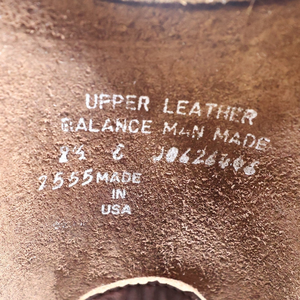 Double-H 2555 Brown Ranch Wellington Boots Mens 8.5 E Leather Made in USA NWT - take2supply