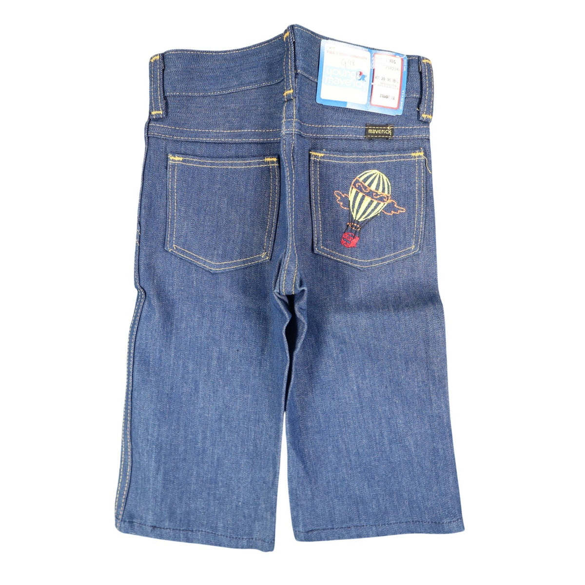 Young Maverick Vintage Boys 1 Reg Hot Air Balloon Jeans NWT USA - take2supply