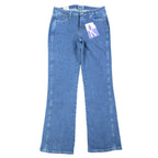 Wrangler Y2K Cowboy Cut Boot Cut Jeans Womens 9/10x32 Blue Denim NWT - take2supply