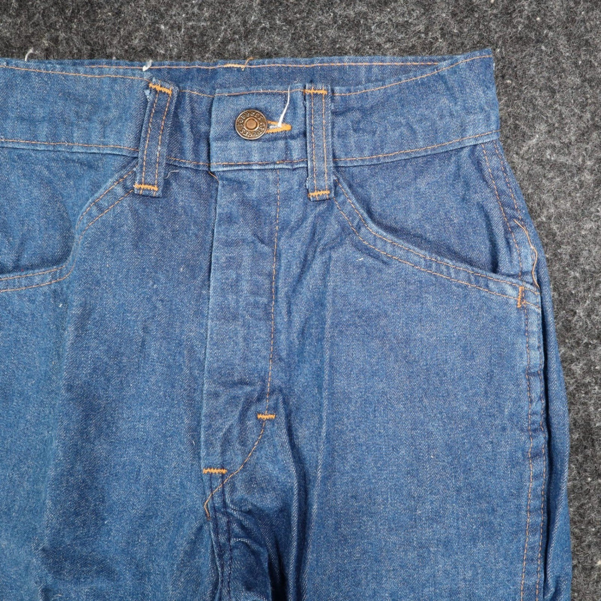 DeeCee Rappers Vintage 70s Flare Jeans Boys 14 W25 L28.5 Blue Cotton USA NWT - take2supply
