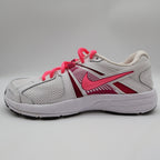 Nike Dart 10 Womens 7.5 Running Shoes White Pink Metallic Silver 580427-100 - take2supply
