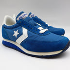 Converse Road Star Boy's Size 3 Vintage 80s Blue Nylon Suede Sneakers Deadstock - take2supply