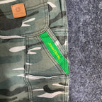 John Deere Carpenter Pants Boys 16 Y2K Camo Cotton Canvas Workwear Deadstock NWT - take2supply