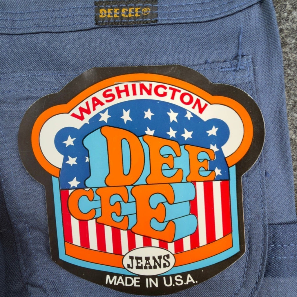 Dee Cee Vintage 70s Painter Pants Boys 12 Slim Blue USA Made NOS NWT 24x27 - take2supply