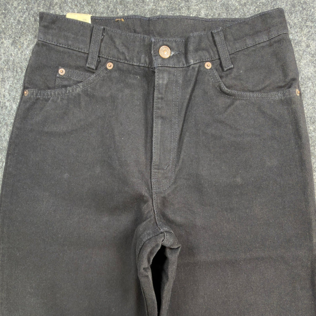 Levi's Vintage 90s 550 Relaxed Jeans Student 30x32 Black Made in USA NWT C100 - take2supply
