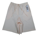Lucia Seersucker Shorts Womens Small Vintage 90s Peach Striped Deadstock USA - take2supply