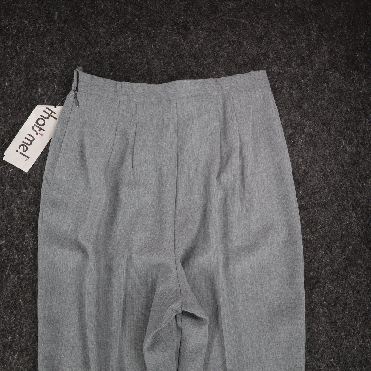 That's Me! Dress Pants Womens 8 Vintage 90s Steel Gray High Rise Straight Leg - take2supply