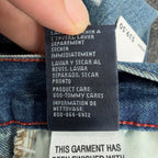 Tommy Hilfiger Y2K Slouch Fit Jeans Boy 20 Blue Cotton NWT Deadstock - take2supply