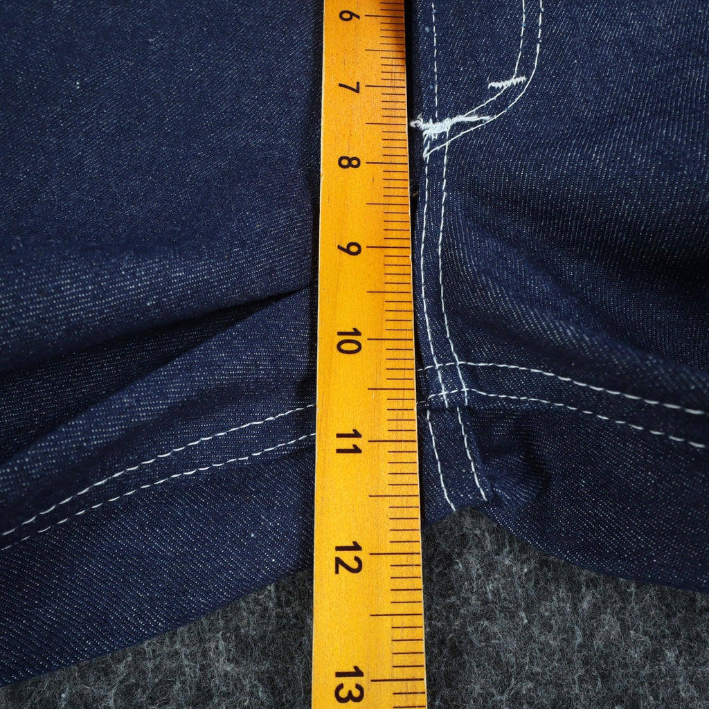 Key Jeans Vintage Womens 27 L Blue Red Embroidered Flare Jeans NWT - take2supply
