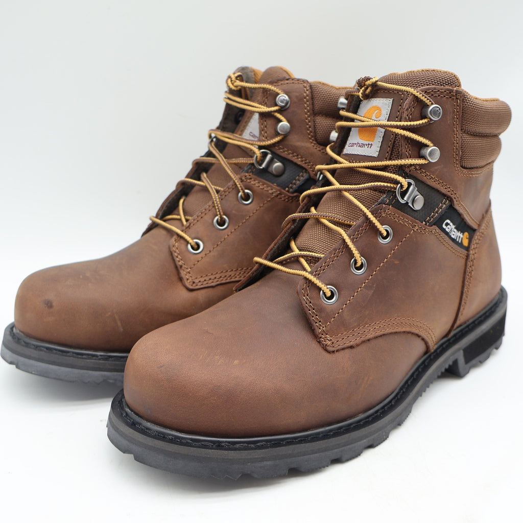 Carhartt 6-Inch Work Boot Mens 8.5 Brown Leather Soft Toe EH CMW6174 NEW - take2supply