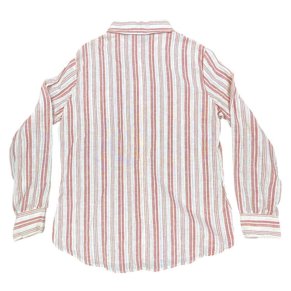 Turtle Bax Vintage 70s Striped Button Down Shirt Boys 15-16 Red White NWT - take2supply