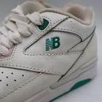 New Balance KC500GR Shoes Kids 11.5 M Vintage 90s White Green Leather Deadstock - take2supply