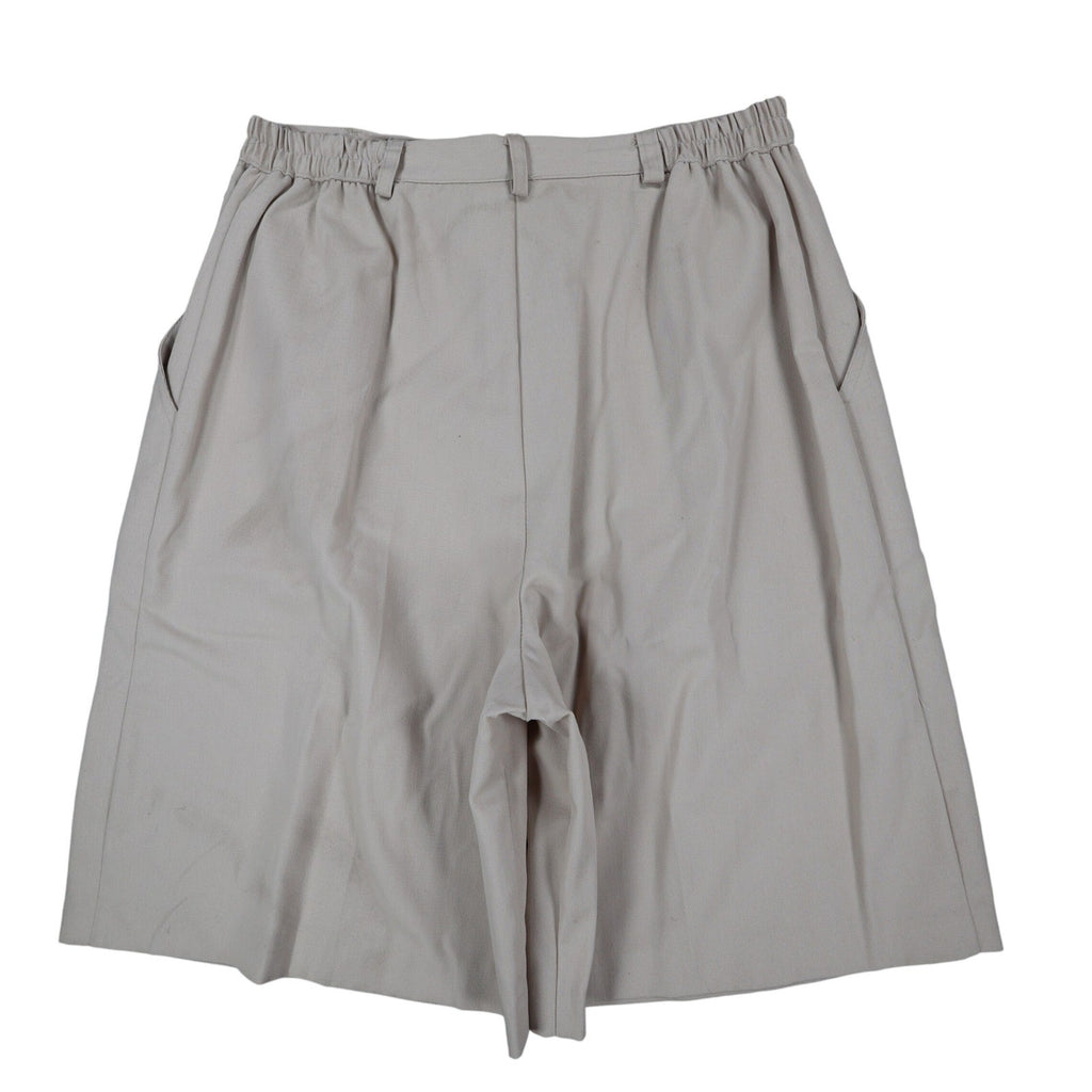 Southern Lady Culottes Women 14 Vintage 90s Khaki Pleated Wide Leg Shorts NWT - take2supply