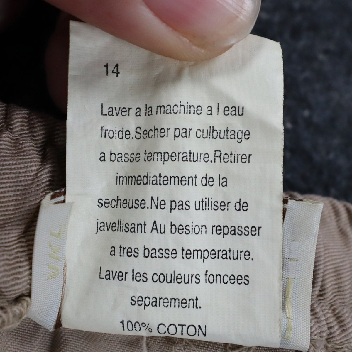 Company Collection Shorts Womens 10 Vintage 90s Tan Cotton Drawstring Deadstock - take2supply