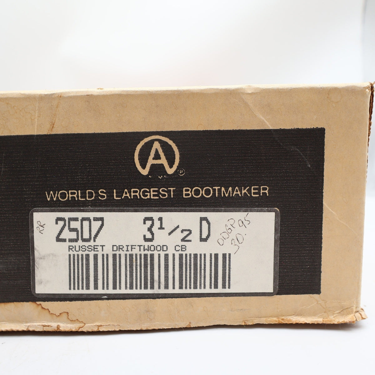 Acme Vintage Cowboy Boots Kids 3.5 D Russet Driftwood Leather New In Box - take2supply