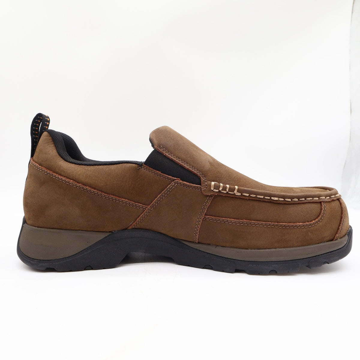 Ariat Work Edge LTE Slip-On Work Shoes Men 12 EE Wide Comp Toe Brown NWT - take2supply