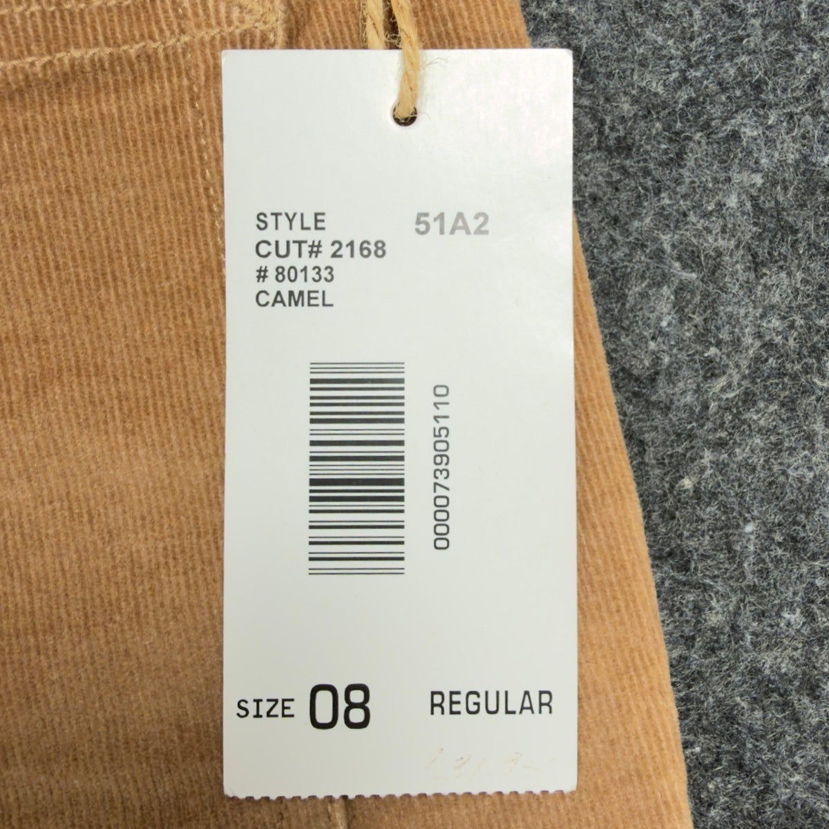 J. Jeans Corduroy Flare Pants Womens 8 Camel Tan Stretch Bootcut NWT C486 - take2supply