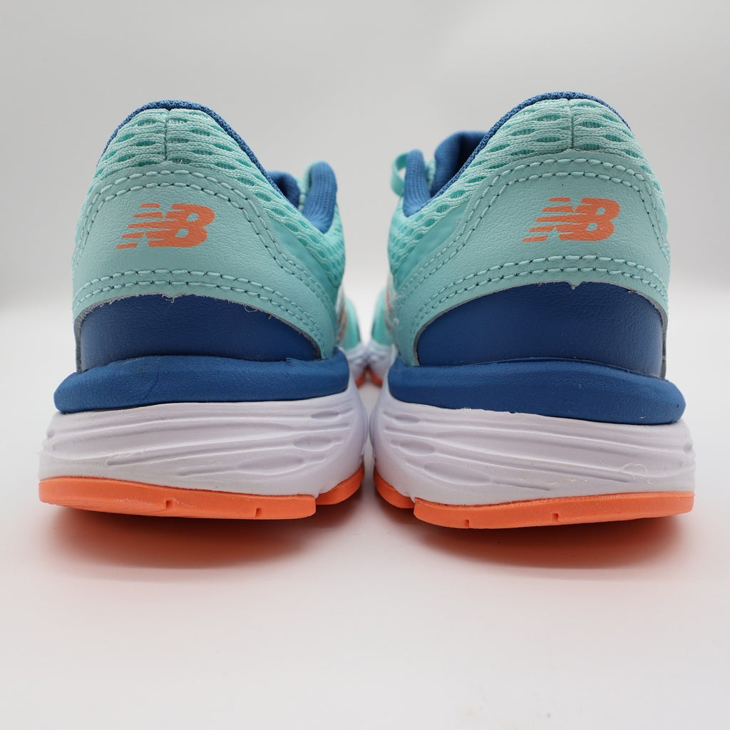 New Balance 680v6 Kids 1.5 Running Shoes Light Blue Orange YP680LL6 Medium - take2supply