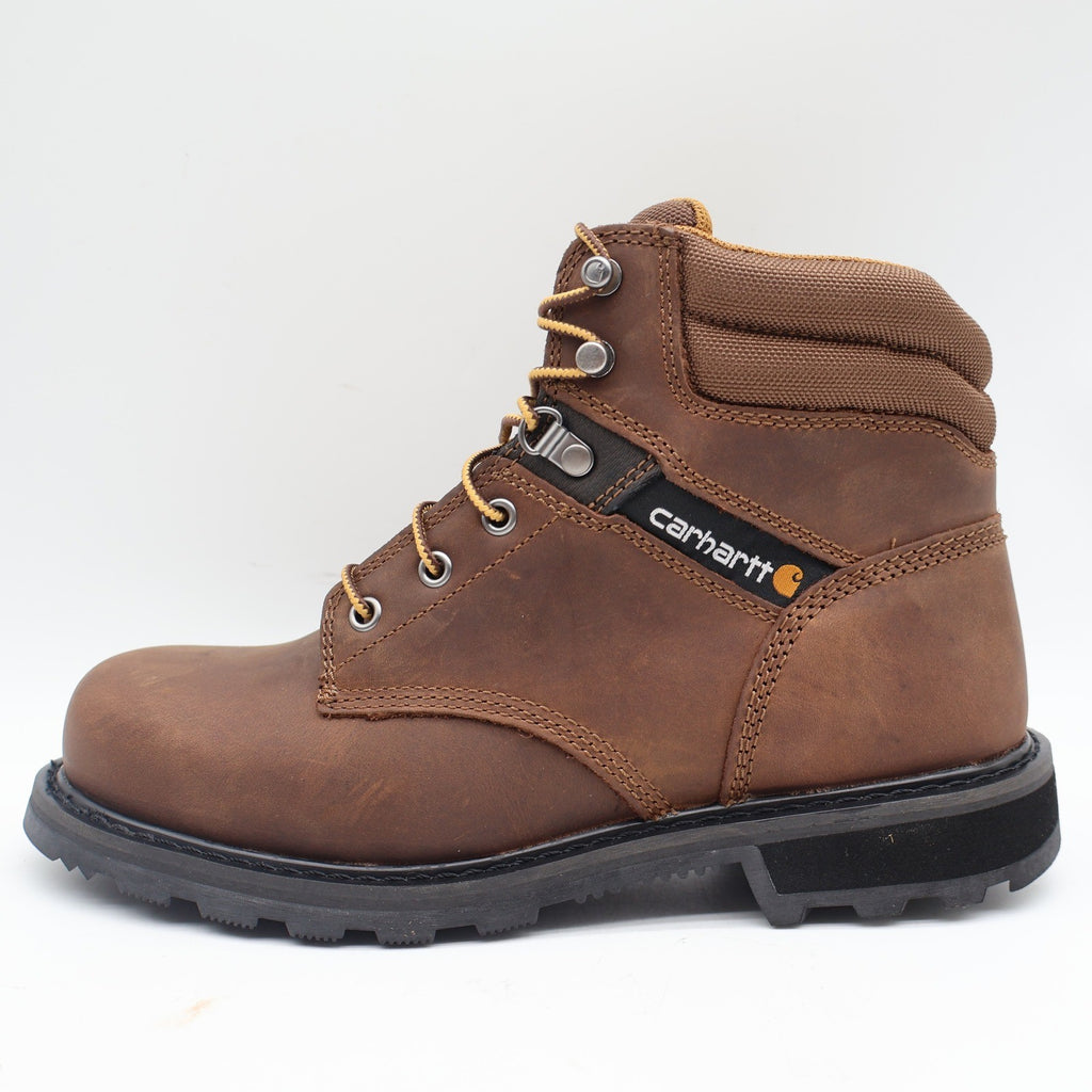 Carhartt 6-Inch Work Boot Mens 8.5 Brown Leather Soft Toe EH CMW6174 NEW - take2supply
