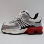 Nike Shox Turbo 8 TD Toddler 4.5C 2008 Silver Red Running Shoes 344934-101 - take2supply