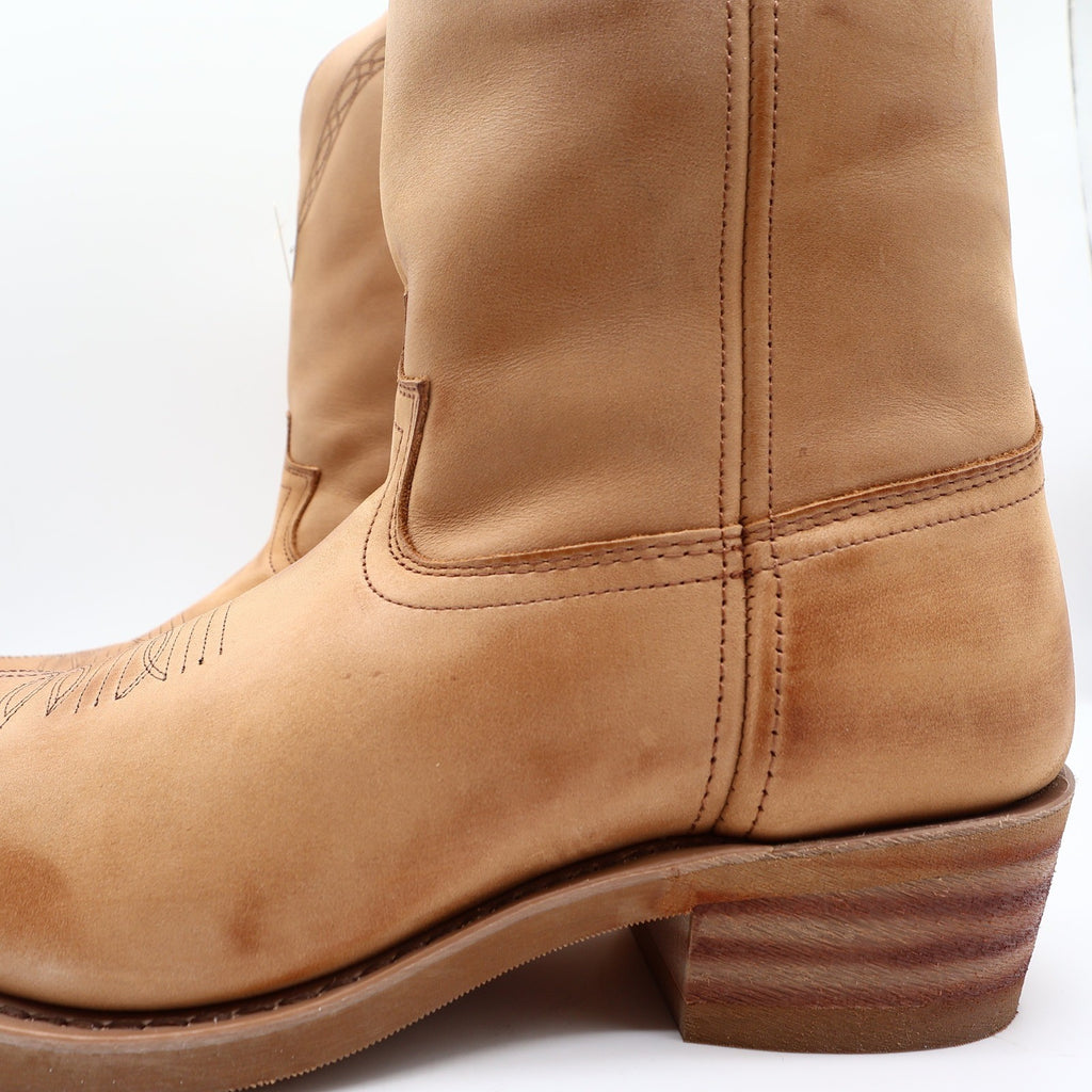 Laredo Y2K Western Boots Mens 12 D Tan Brown Leather Work Cowboy 2104 NIB - take2supply