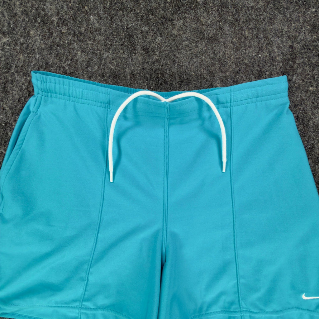 Nike Y2K Technetic Dri-FIT Shorts Girls XL Teal Blue NWT 423514 New - take2supply