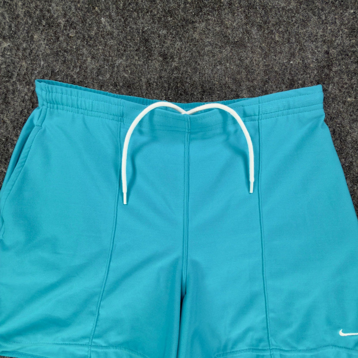 Nike Y2K Technetic Dri-FIT Shorts Girls XL Teal Blue NWT 423514 New - take2supply