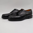 Walker Shoes Vintage Black Leather Oxford Shoes Mens 7.5 Deadstock Uniform Dress - take2supply